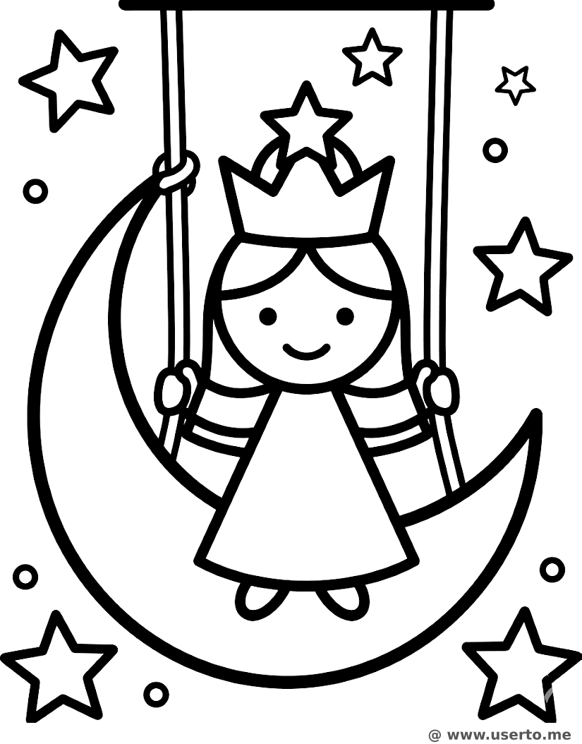 Princesa Galáctica na Lua