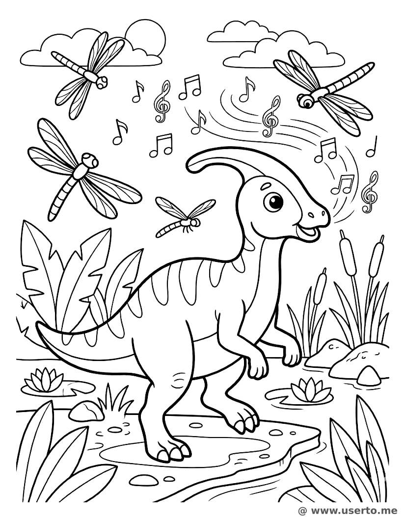 O Concerto na Natureza do Parasaurolophus