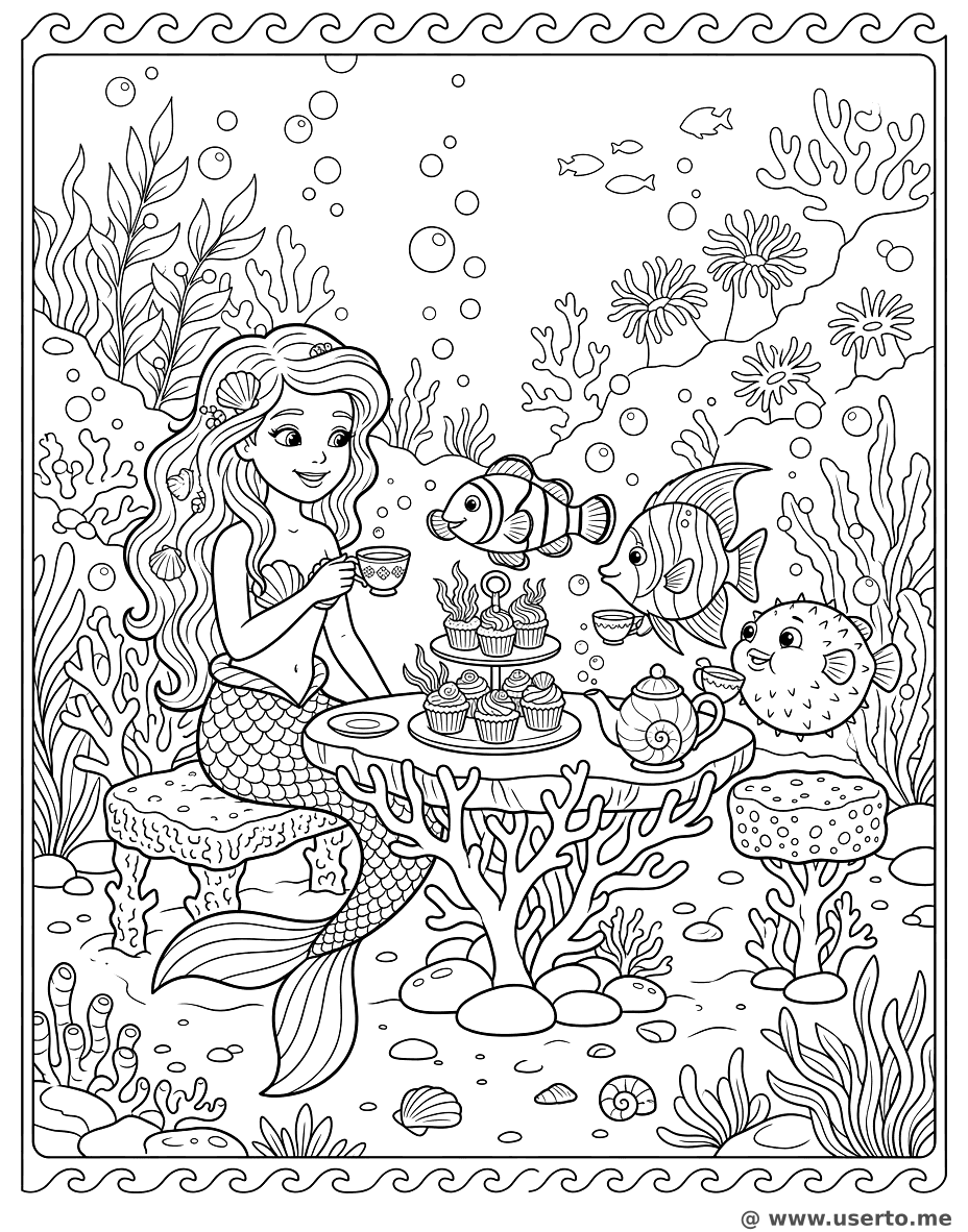 Underwater Tea Party Feast