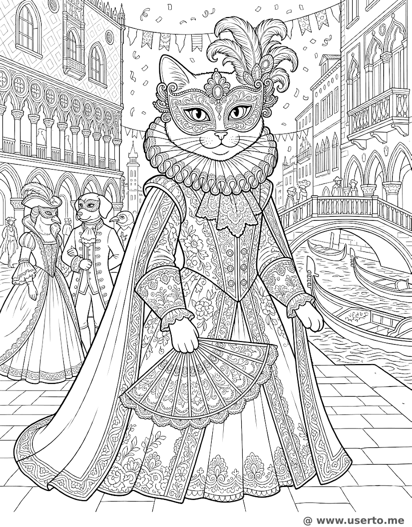 O Grande Baile de Máscaras do Gato Veneziano