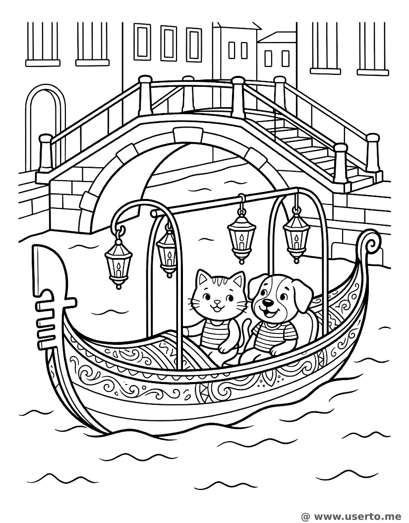 La Góndola de Linternas de Venecia