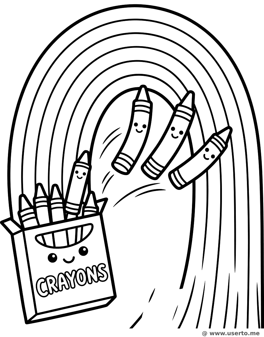 Crayones de Colores Mágicos