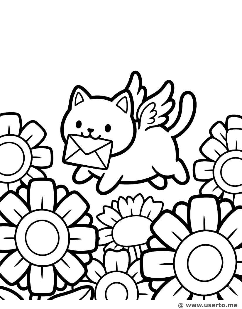 Posttag der magischen Flügelkatze