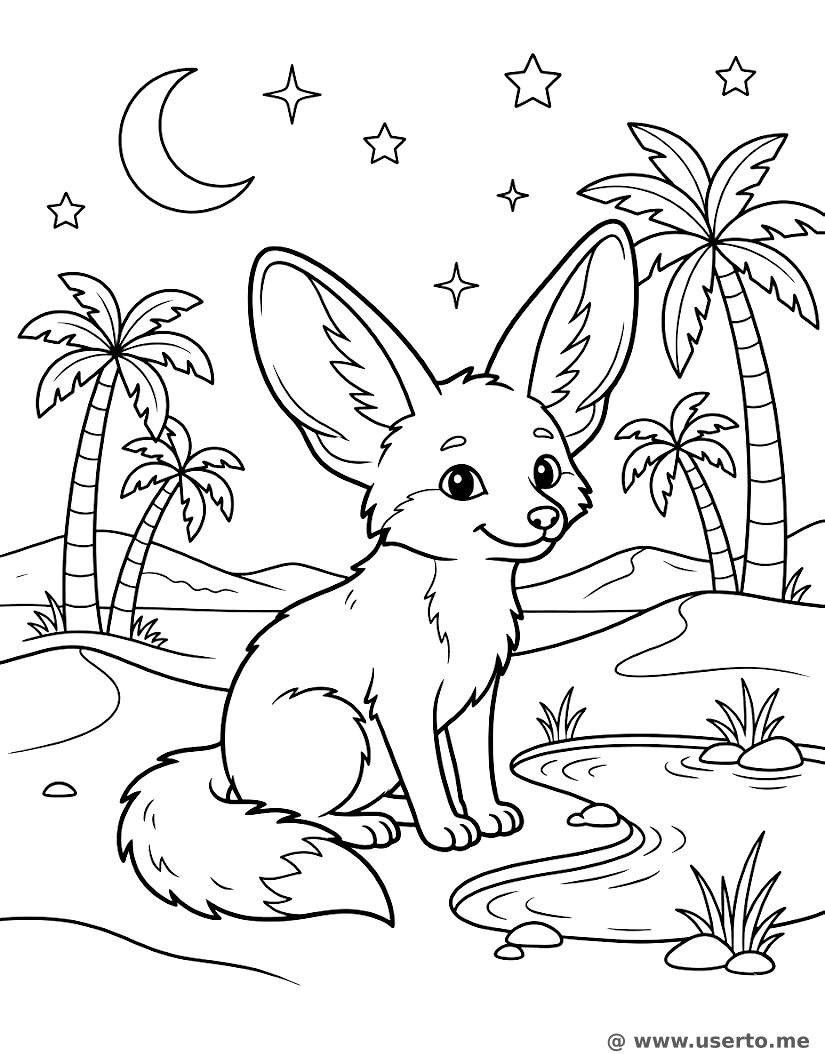 Die Wüstenoase des Fenneks