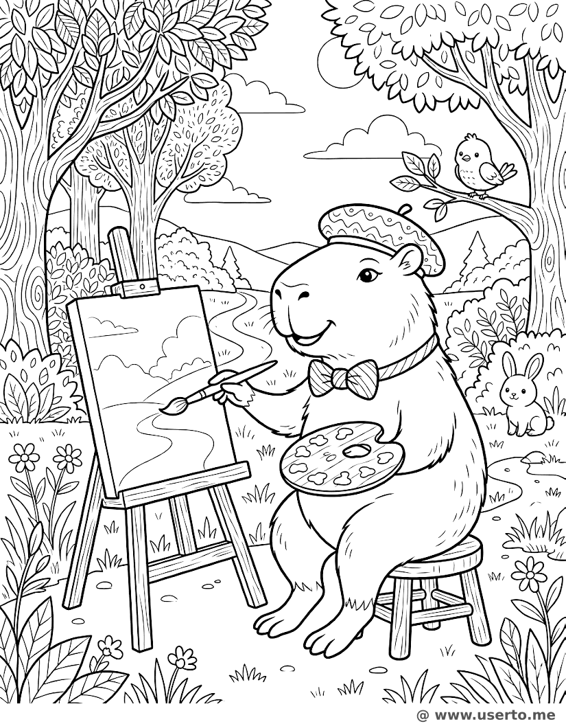 Capybara-Meisterkünstler