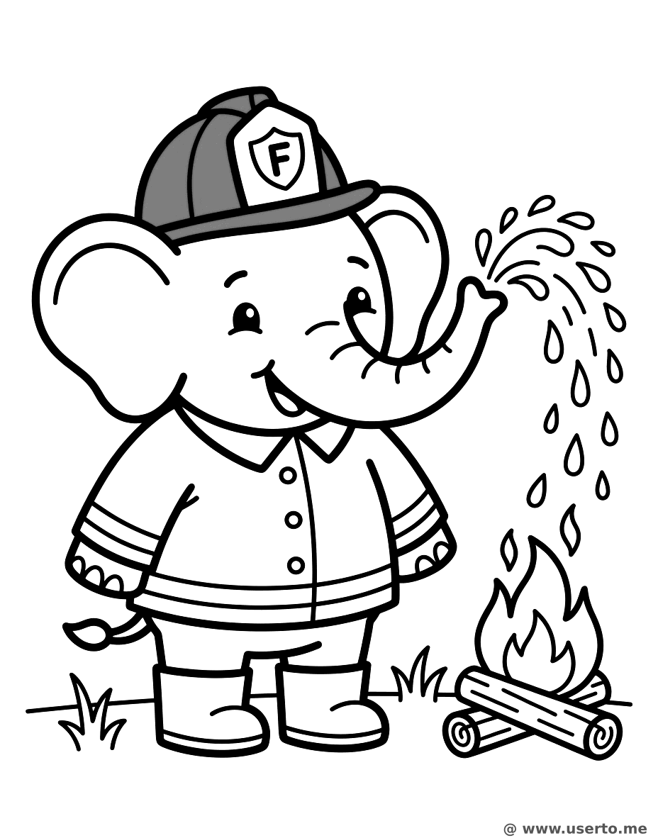 Little Elephant Firefighter