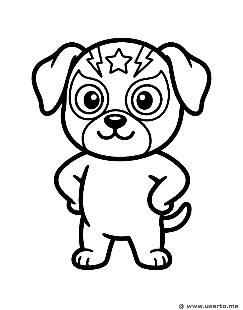 Lucha Libre Puppy Wrestler