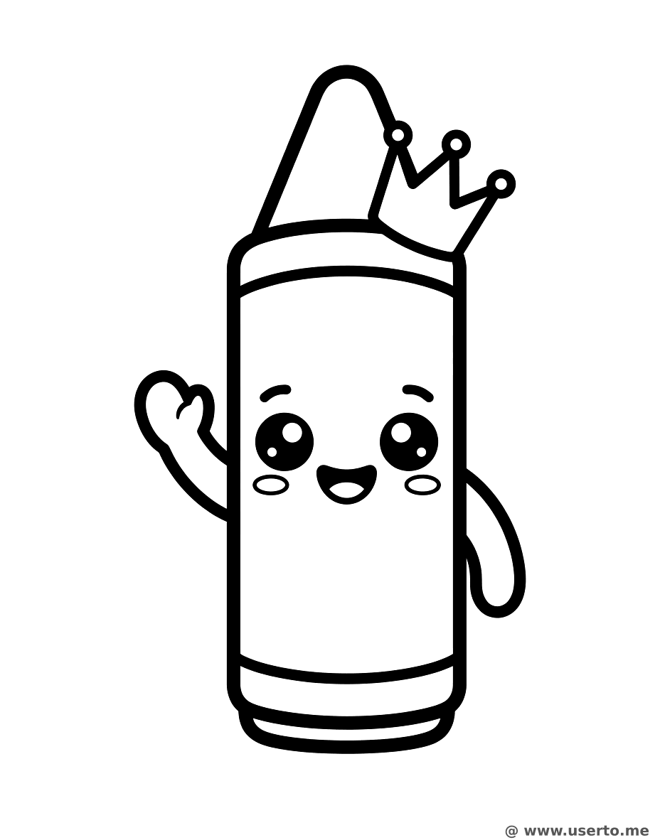 Crayón con Corona