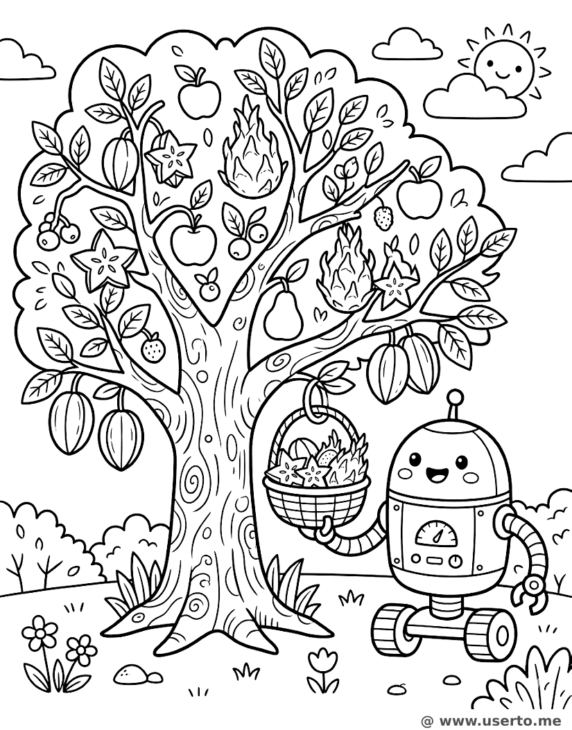 The Robot's Magic Orchard