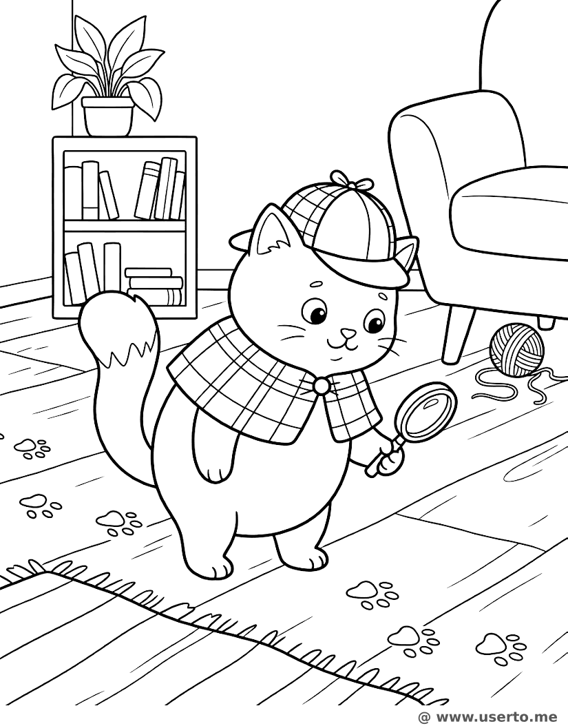 El Detective Patitas y el misterio de la lana