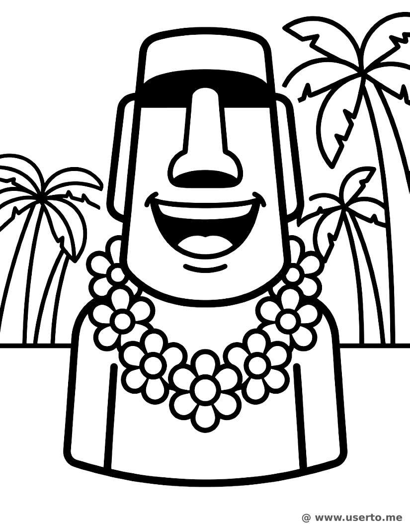 El Moái Sonriente de la Isla de Pascua