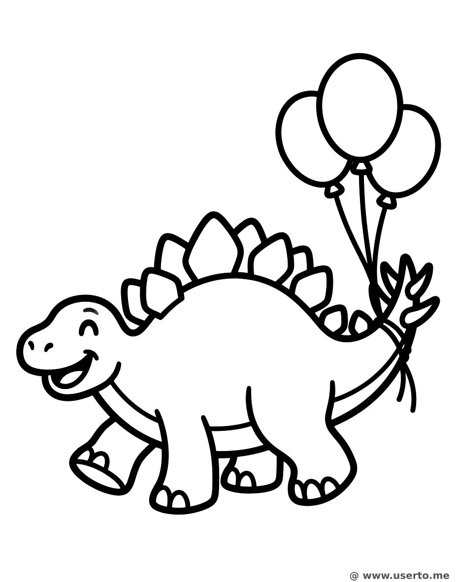 La Fiesta de Globos del Estegosaurio