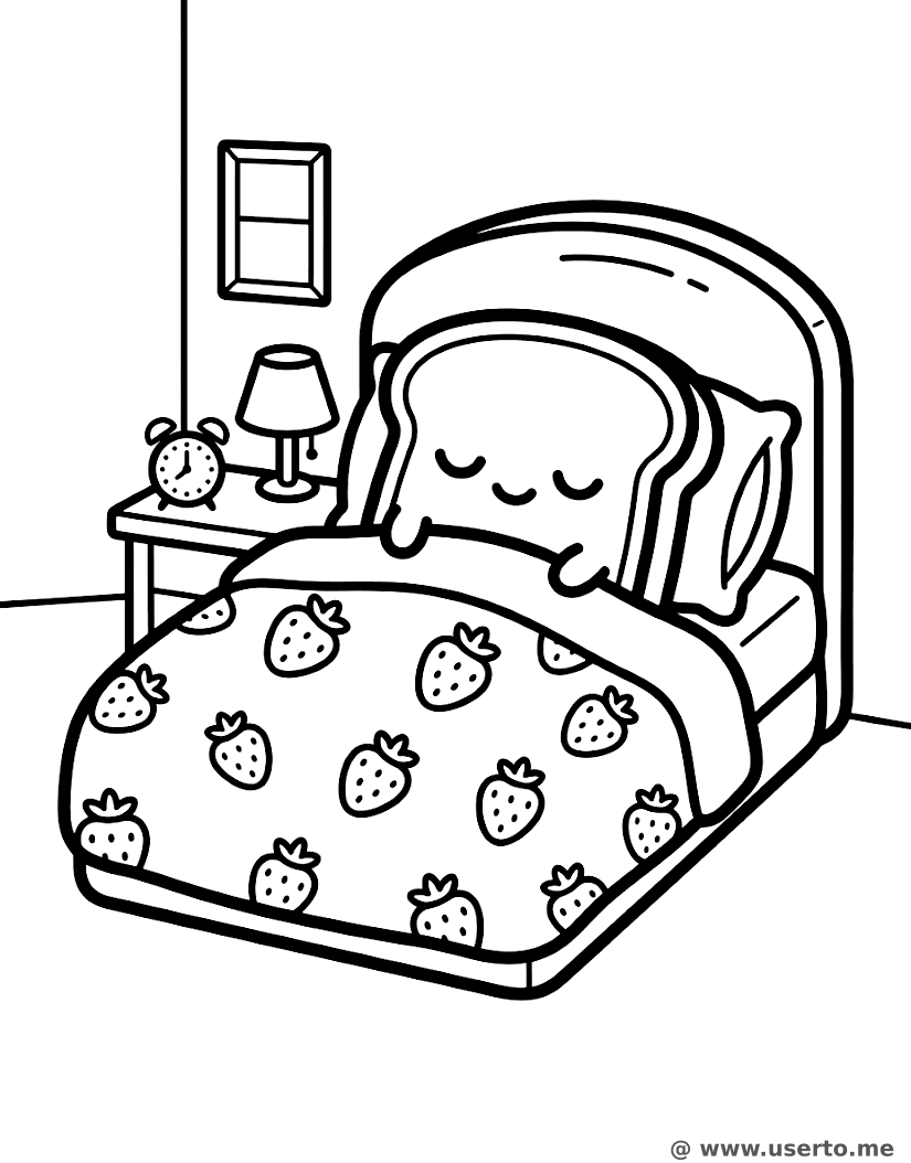 Sleepy Toast’s Strawberry Jam Bed