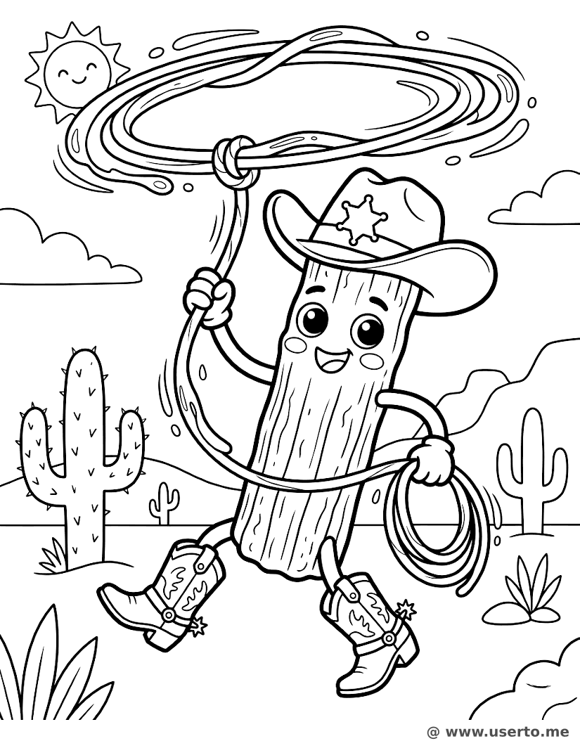 O Laço do Churro Cowboy