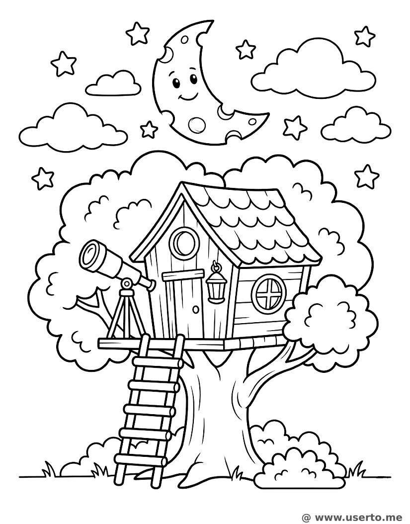 Das Baumhaus-Mondobservatorium