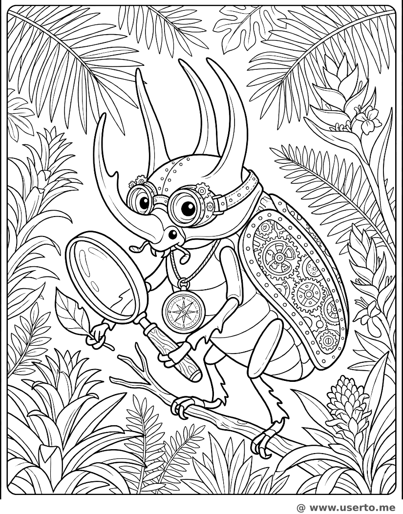 Steampunk Beetle Explorer