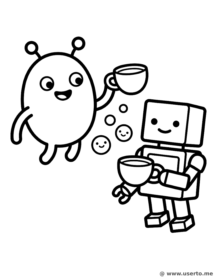 Floating Zero-Gravity Tea Party