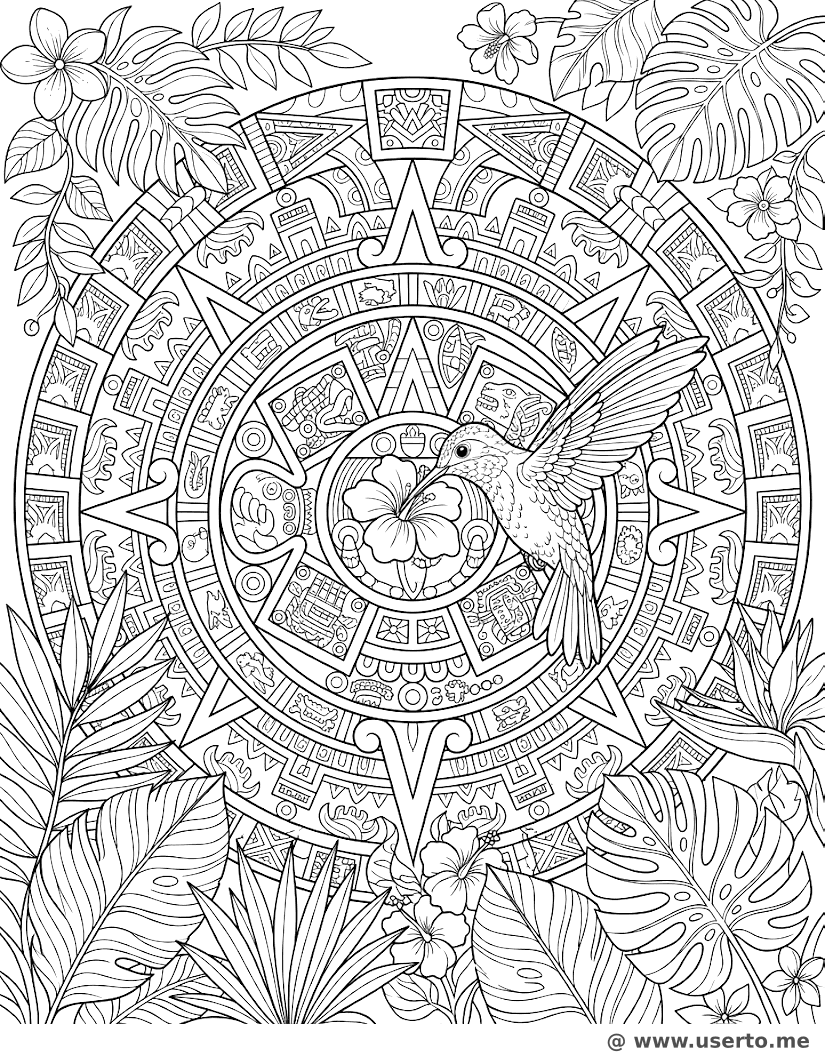 Calendario Solar Maya y Colibrí