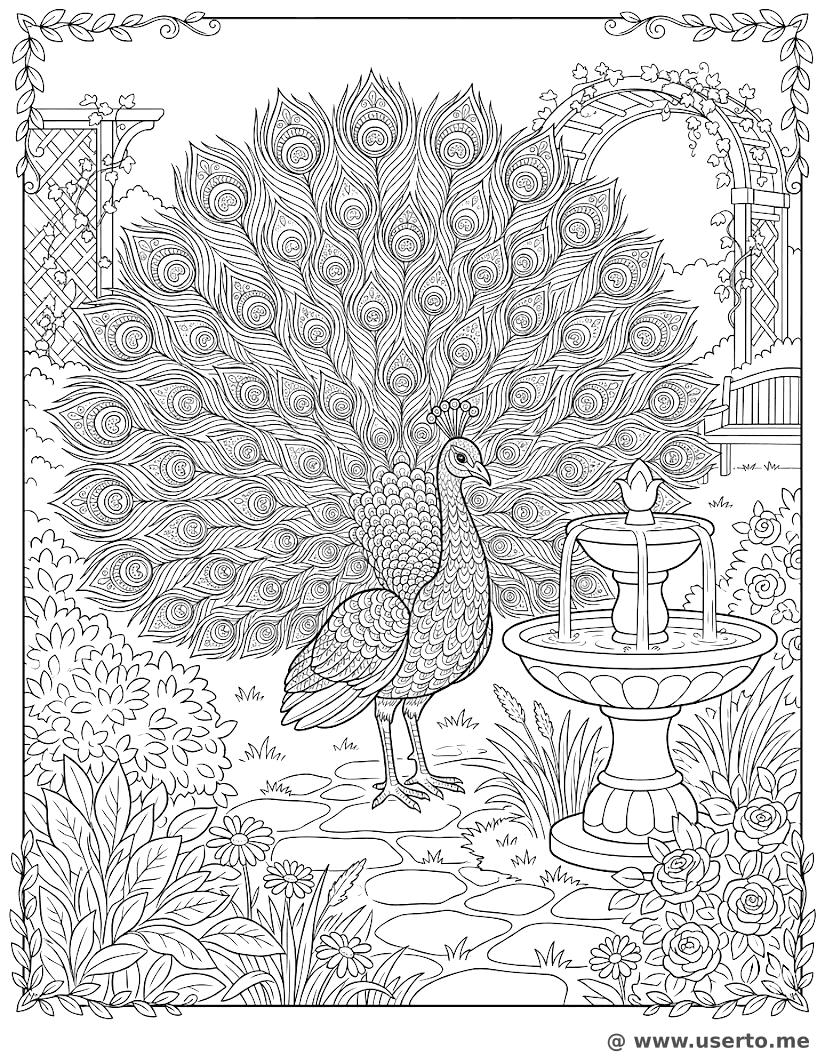 Majestic Peacock's Grand Parade