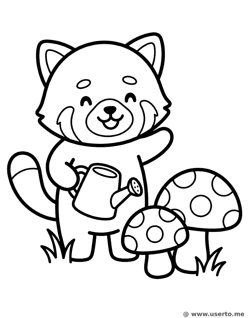 Der Pilzgarten des Kleinen Pandas