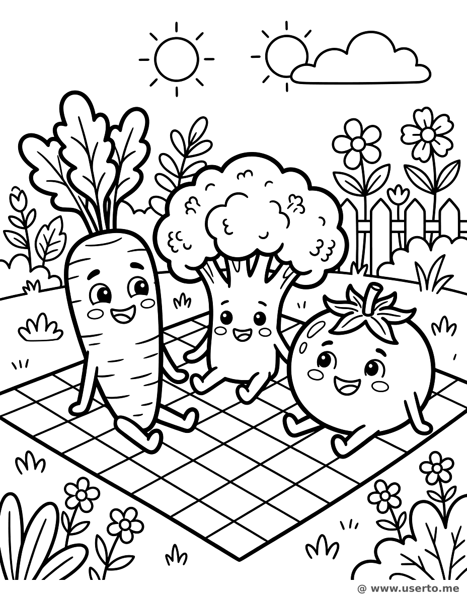 The Veggie Friends' Picnic