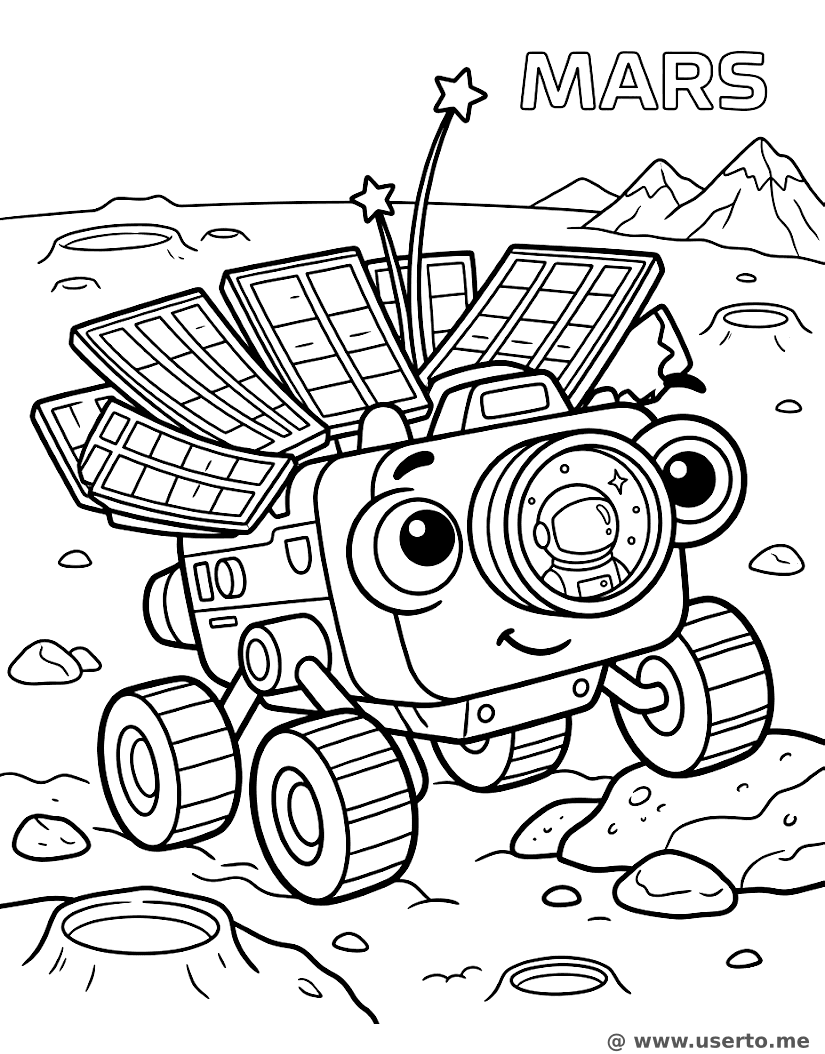 Solar Rover Mars Explorer