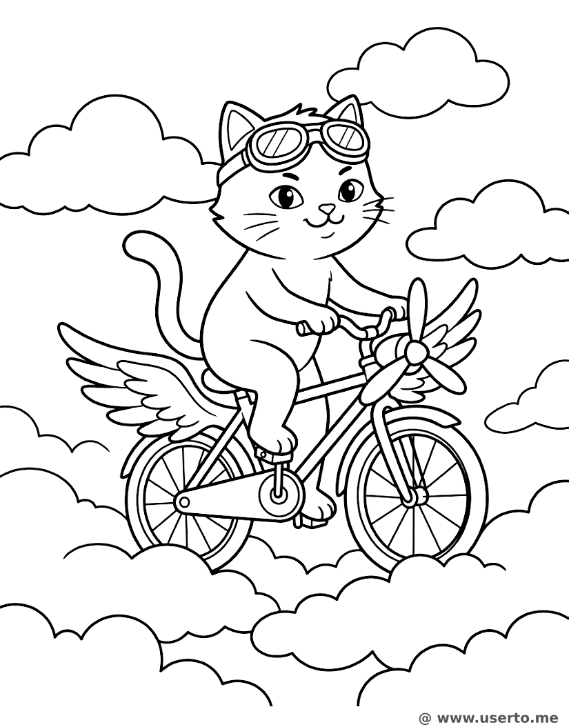 Bicicleta de hélice por todo lo alto