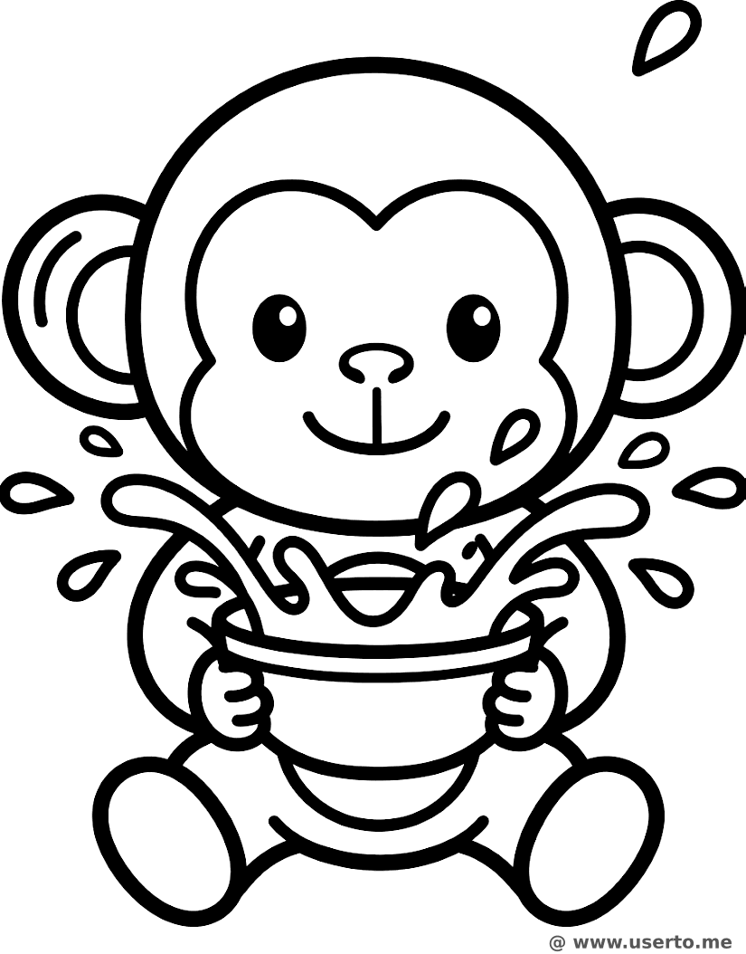 Songkran-Wasseraffe