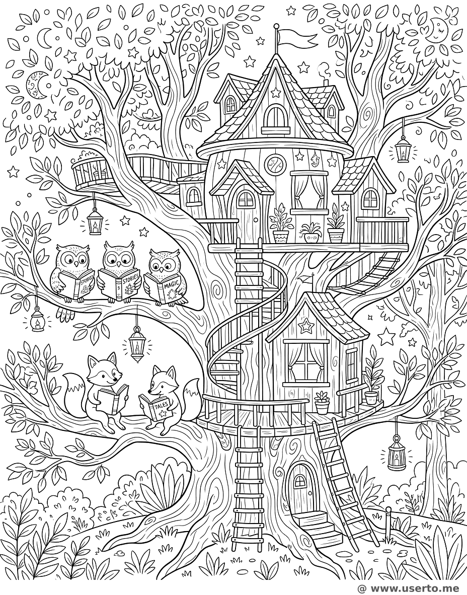 Magical Treehouse Village