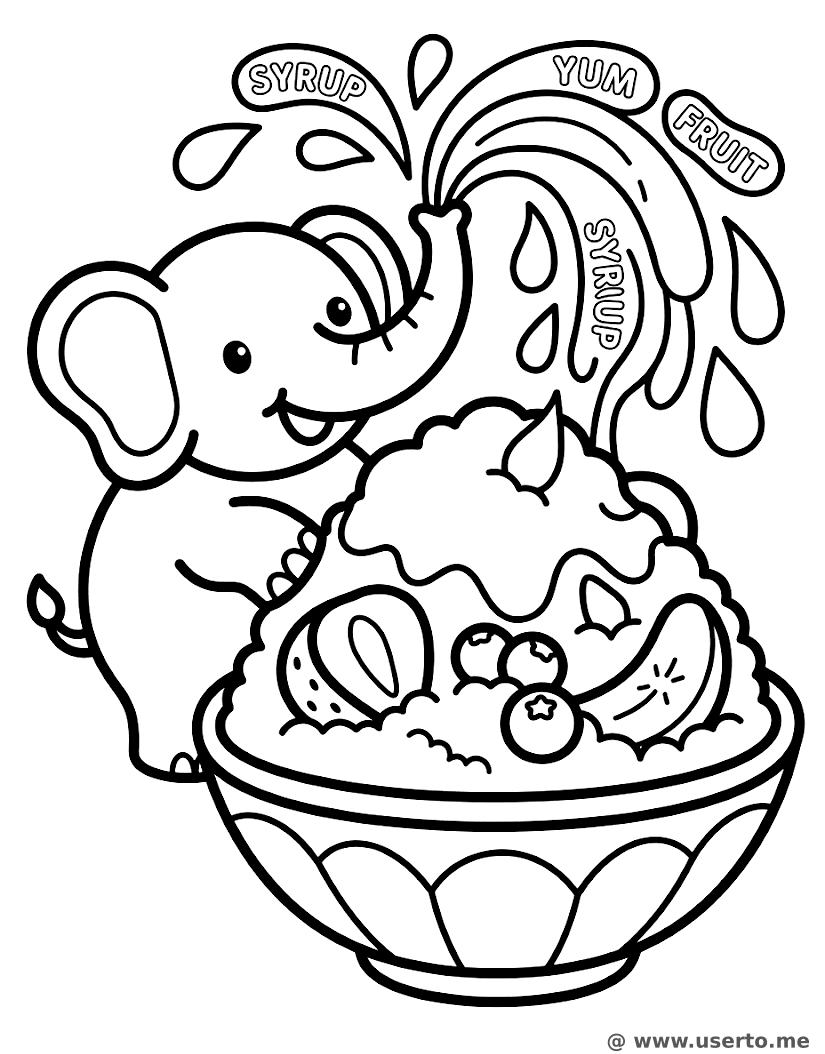 Elephant's Giant Shaved Ice Mountain