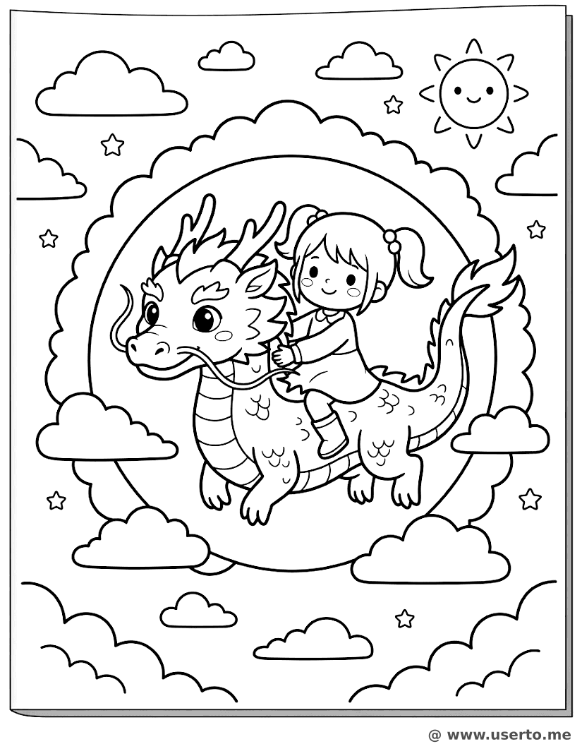Dragon Racing in the Clouds