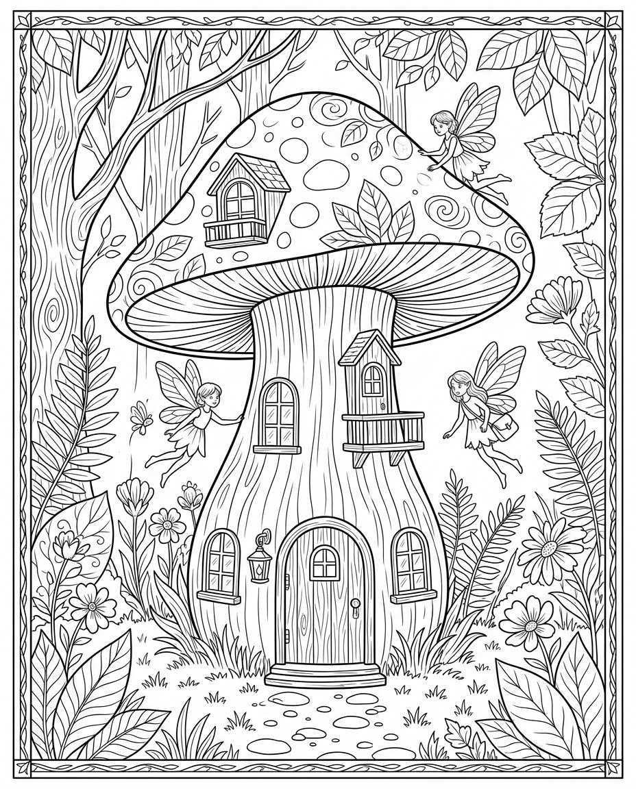 Casa del Árbol Hongo Mágico