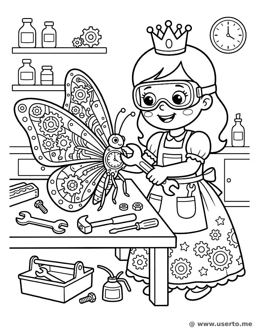 Princesa Inventora de Engranajes