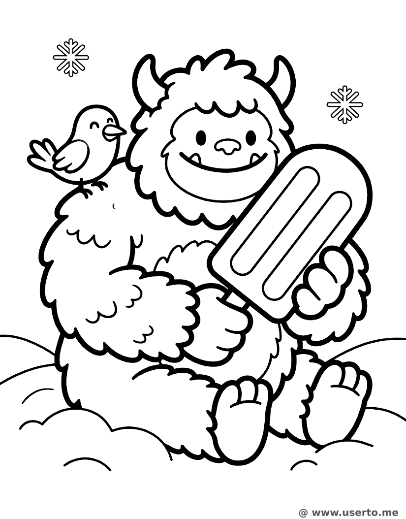 El Dulce Regalo del Yeti de las Nieves