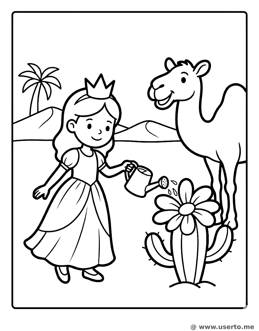 Blumenprinzessin der Wüstenoase