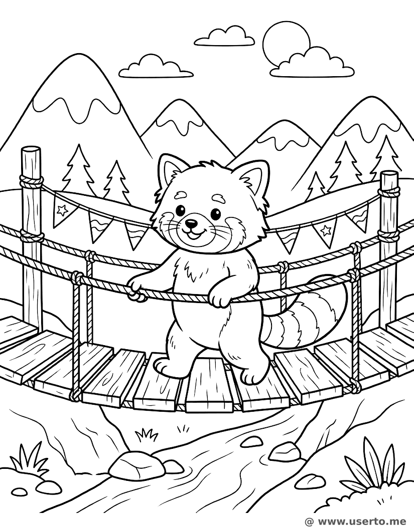 Red Panda's Mountain Bridge