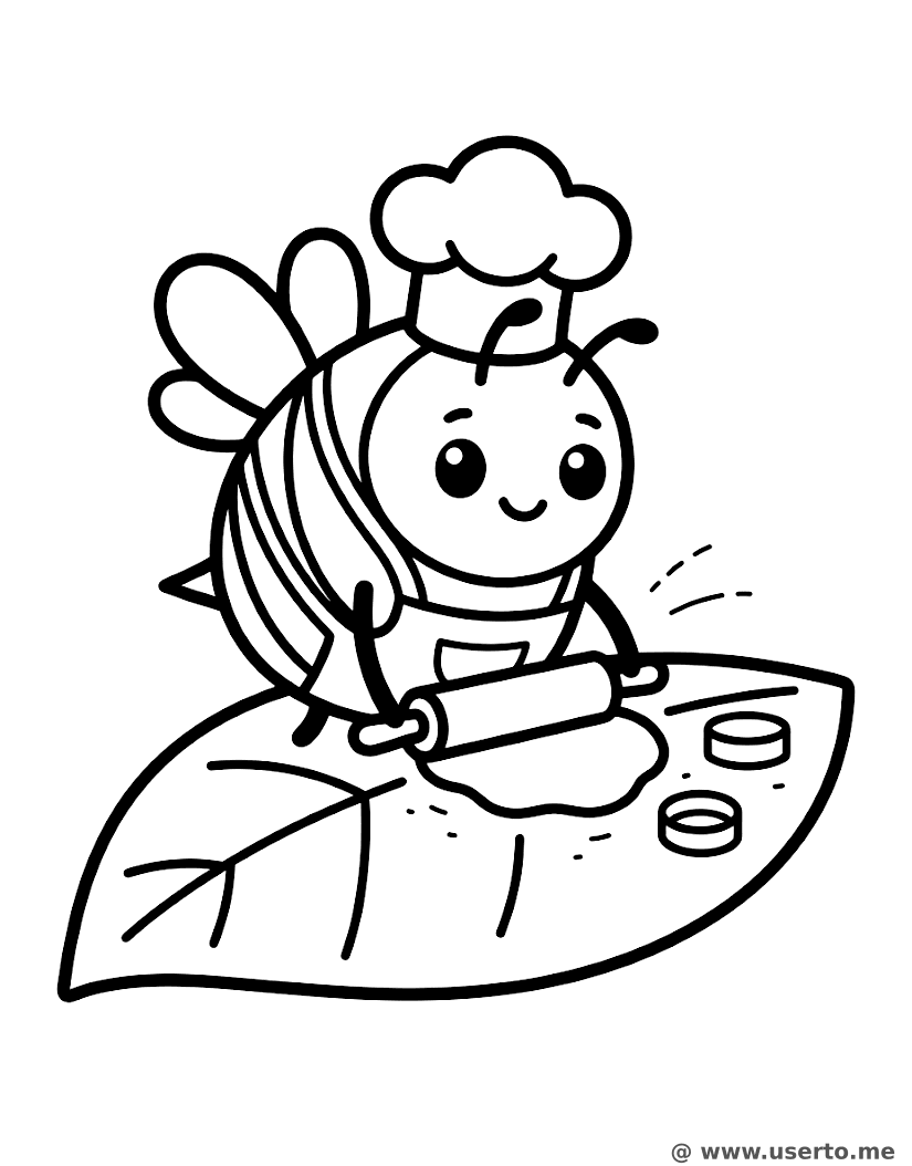 Küchenchef Biene und der Riesen-Blumenkeks