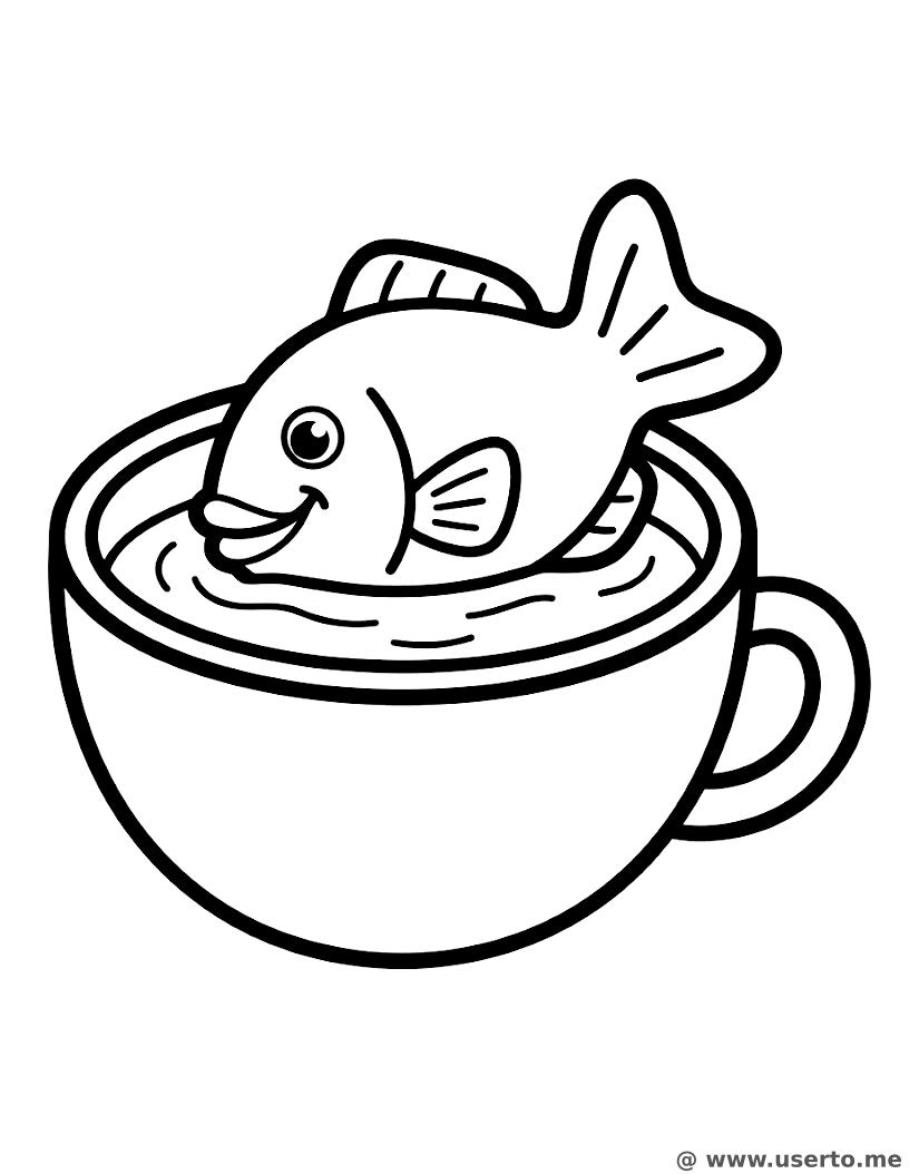 The Swimming Taiyaki Fish