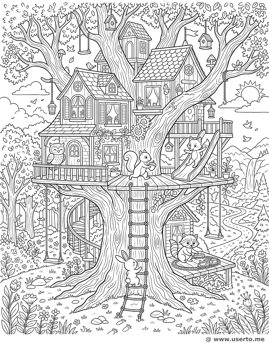 Magical Forest Treehouse