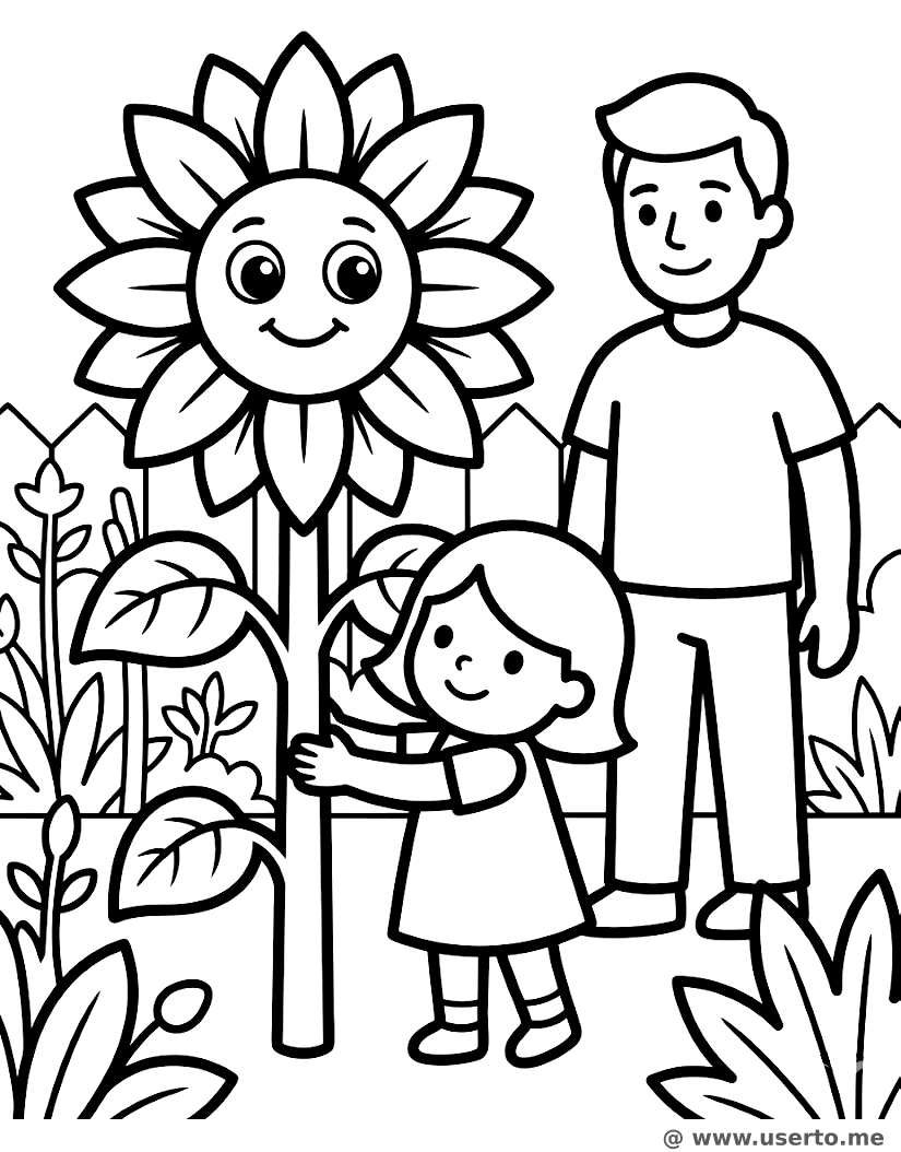 El abrazo del girasol gigante