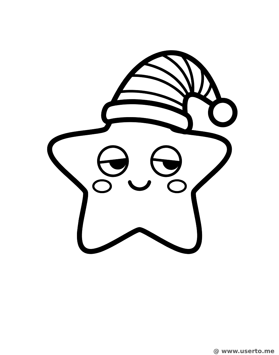 졸린 아기 별