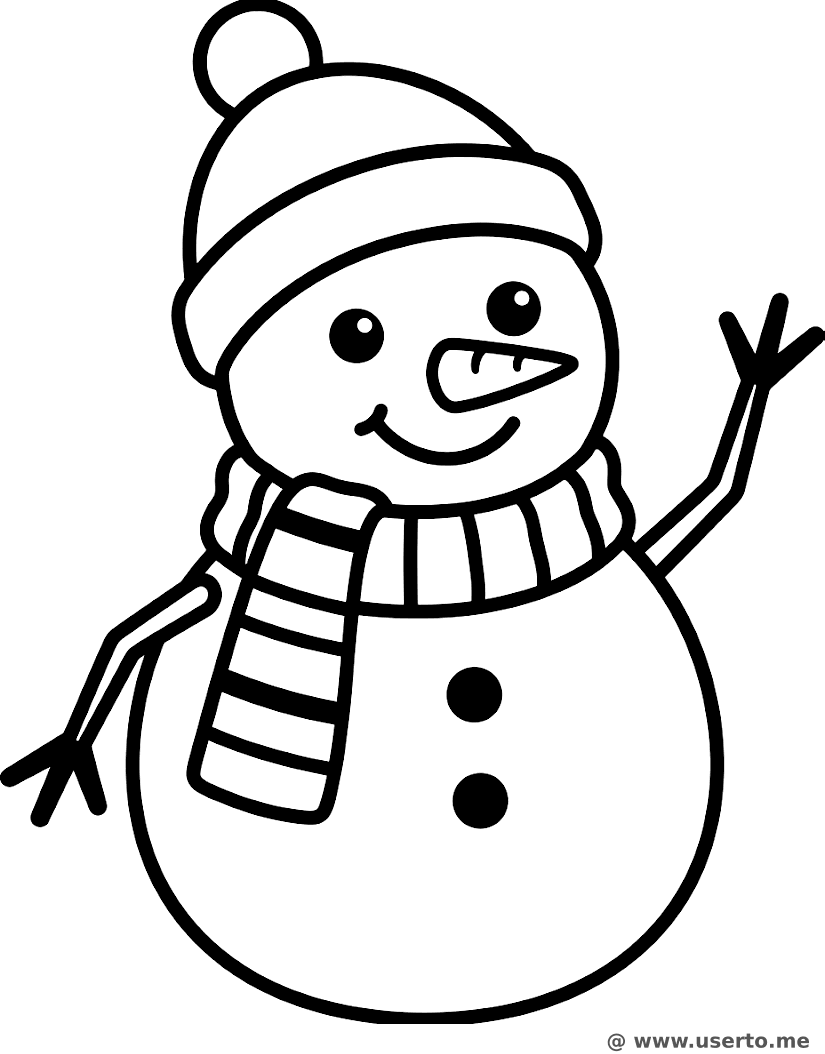 Feliz Boneco de Neve de Natal