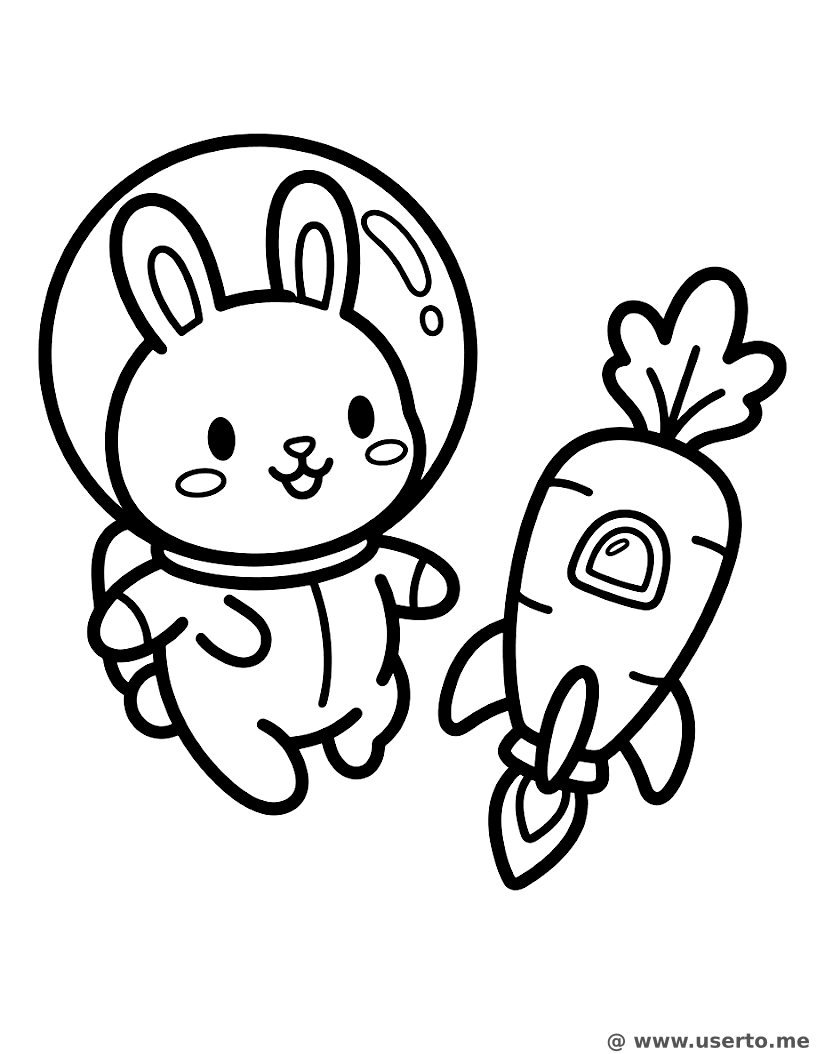 Kosmischer Weltraum-Hase