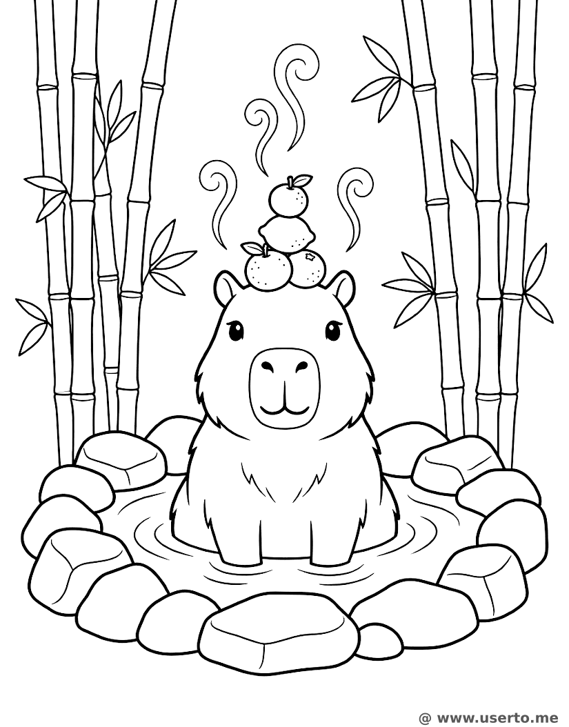 Capybara Spa Day