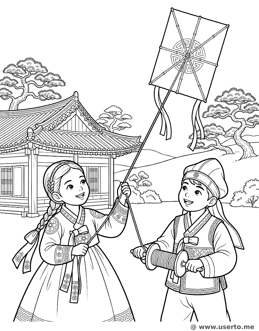 Lunar New Year Kite Flying