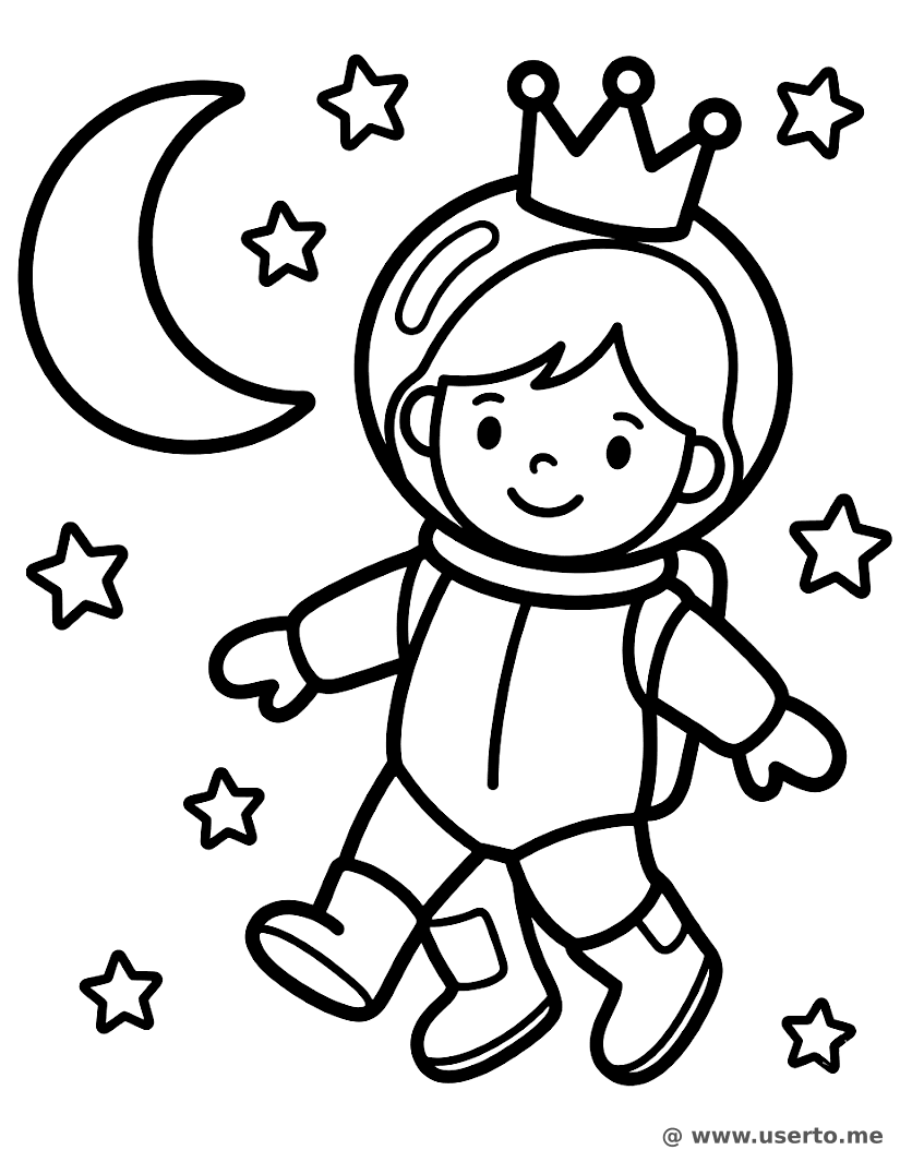 Weltraumforscher-Prinzessin