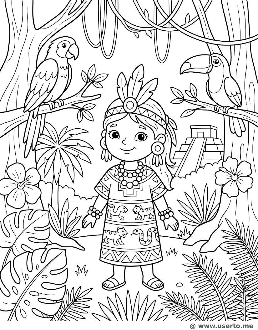 Mayan Jungle Princess
