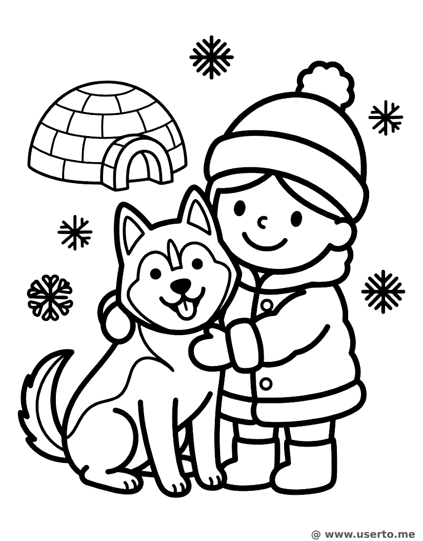 Arktische Schneeprinzessin