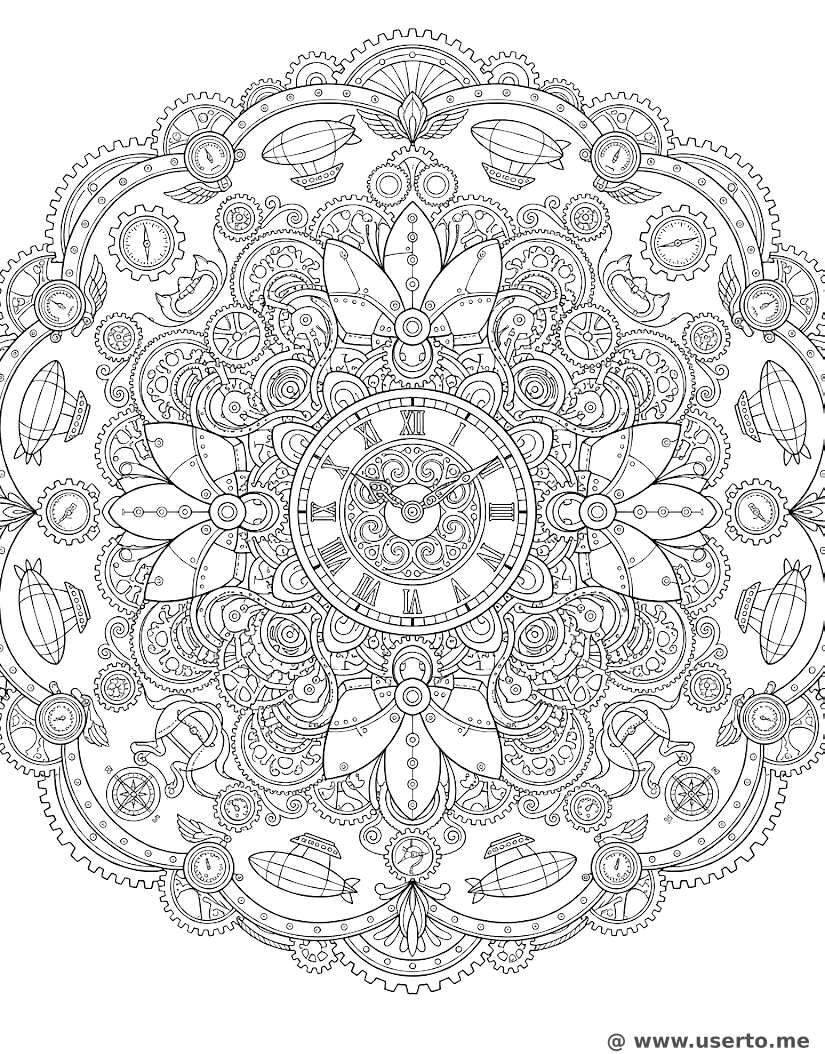 Steampunk Clockwork Garden
