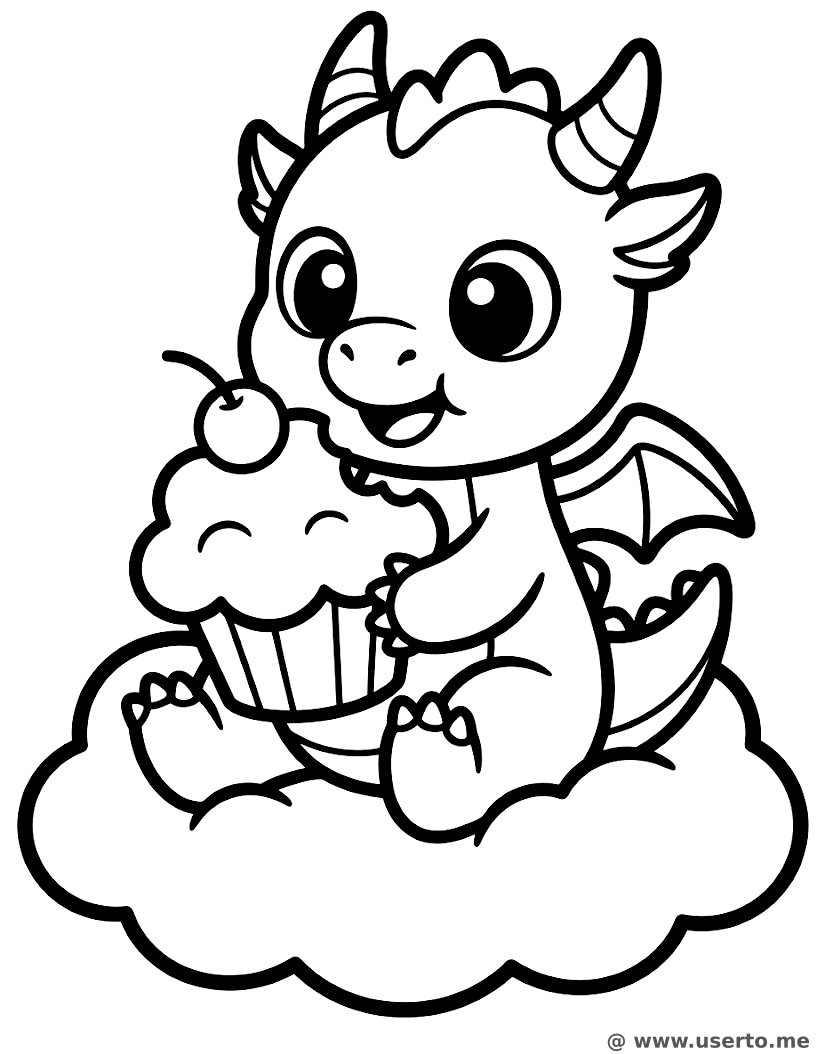 O Cupcake de Nuvem do Dragão